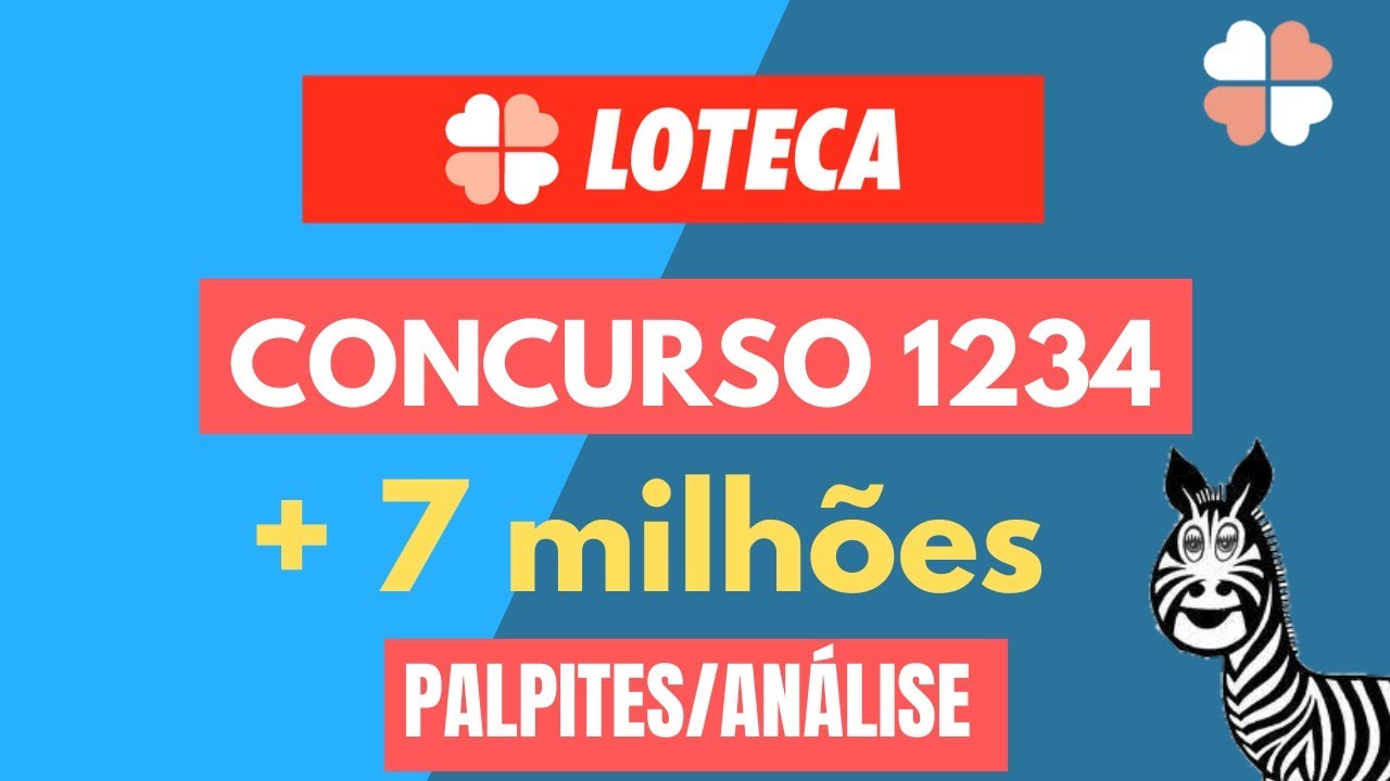 LOTECA 1234 - PALPITES/ANÁLISE DO CONCURSO ACUMULADO EM R$ 7 MILHÕES ( DESSA VEZ NÃO ACUMULA)