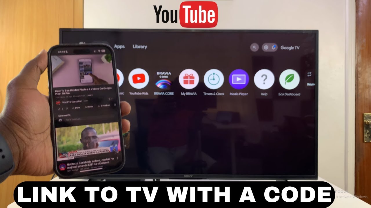 How To Link YouTube To Smart TV With a Code