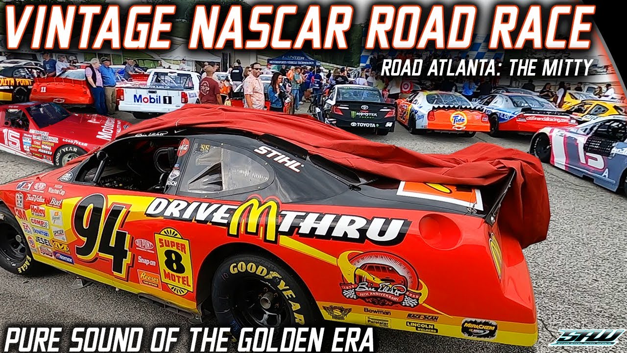 Classic NASCAR Stock Cars Take Road Atlanta: Racing Hard and Mistakes Were Made