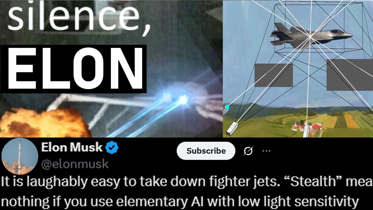 Dunking on Elon by actually tracking Stealth fighters using cheap webcameras without AI. #SoME4