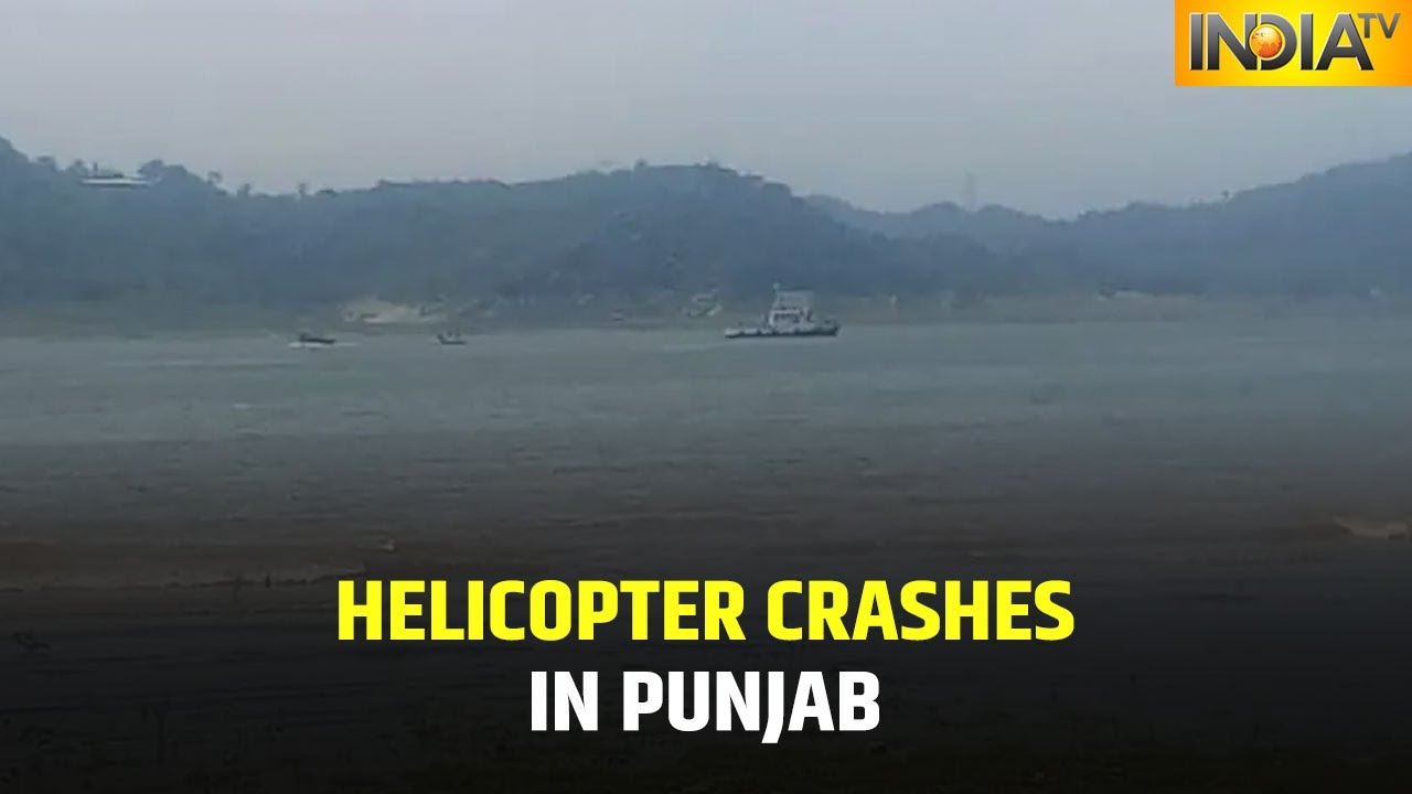 Helicopter Crashes At Ranjit Sagar Dam In Punjab, No Casualty Reported