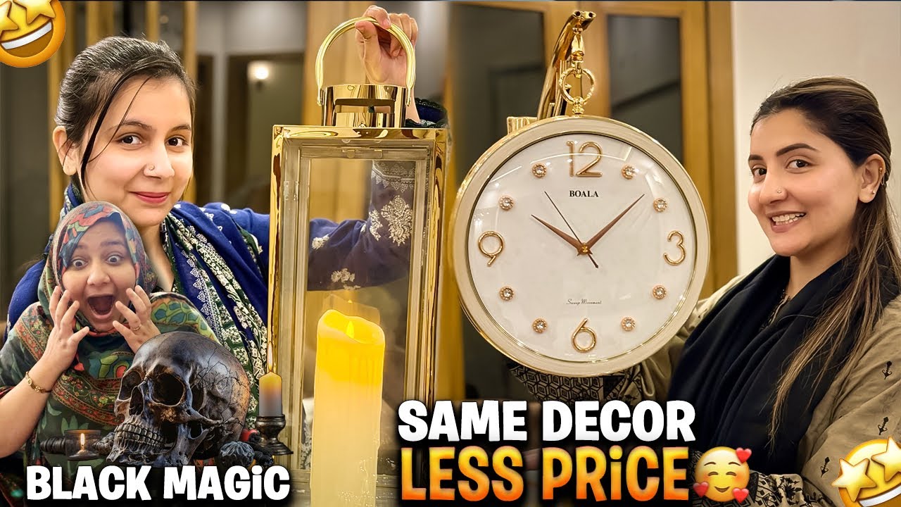 Do you guys believe on black magic?? Shopping for home Decor🤩