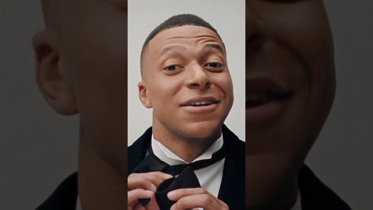 Dior ambassador Kylian Mbapp&eacute; wears the debut collection by Jonathan Anderson #DiorSummer26 #shorts