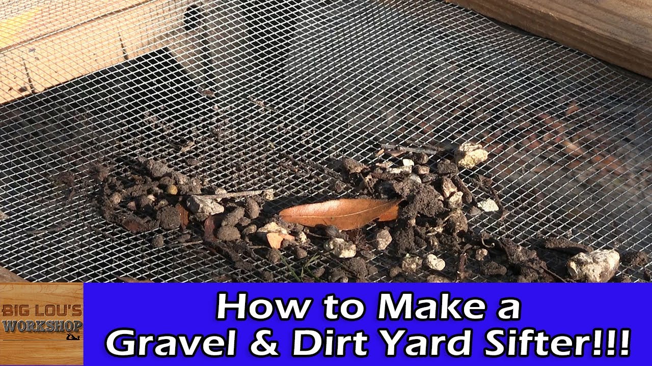 Gravel and Dirt Sifting Jig