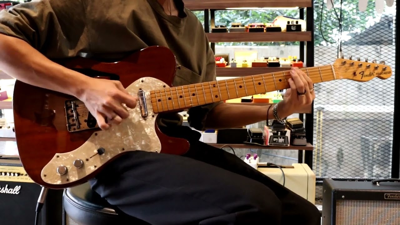 Fender Thinline’69 Mahogany 1998 Japan  #fusionmusic #fender #guitar