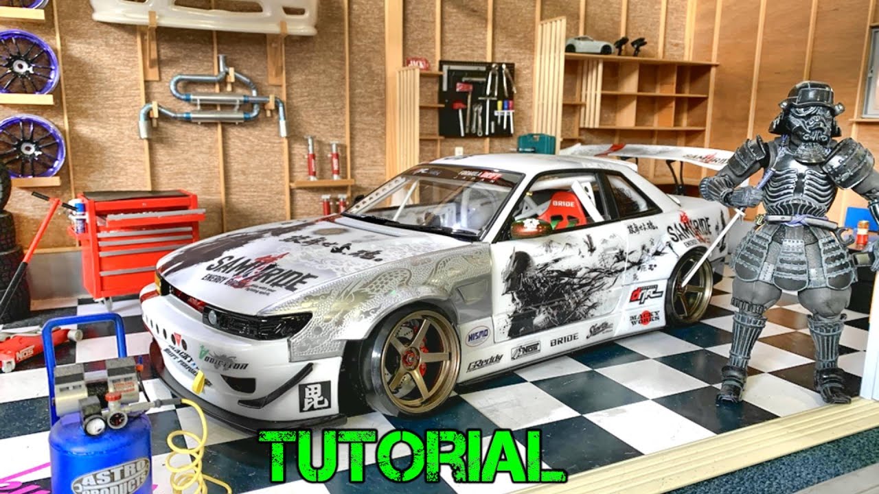 【RC DRIFT】S13 SILVIA 侍道 Rocket Bunny★解説★ how-to