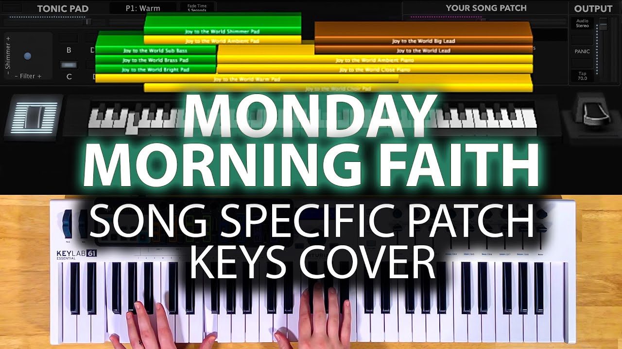 Monday Morning Faith - MainStage patch keyboard cover- SEU Worship