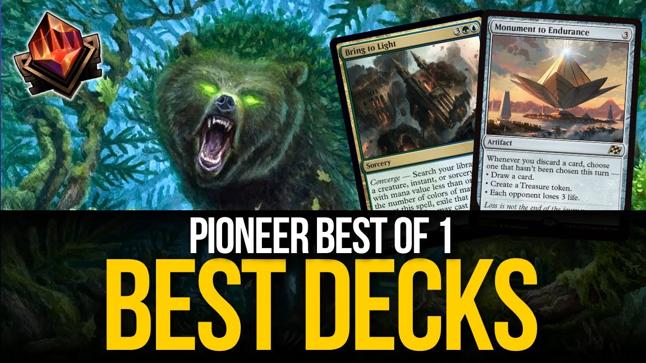 Лучшие колоды MTG Arena Pioneer BO1 – гайд по метам для Mythic Rank 2025!