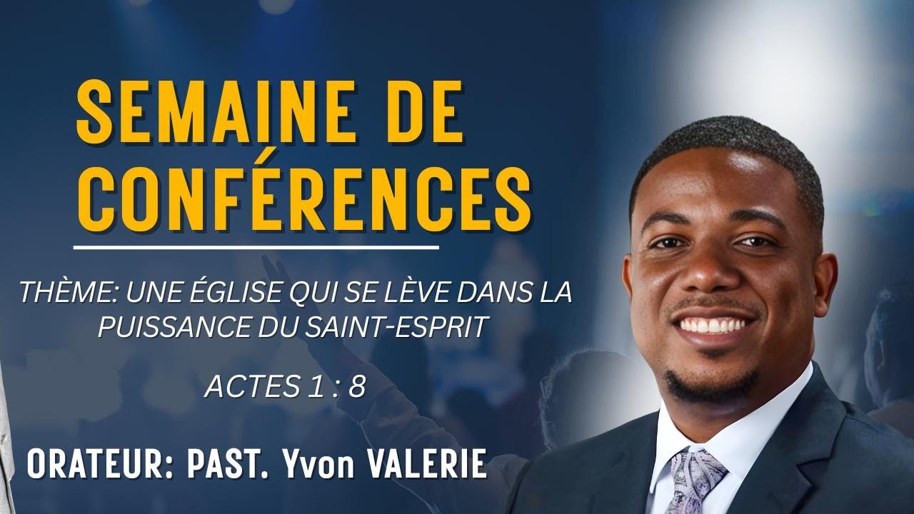 26/02/2026|Pst. Yvon VALERIE| UNE ÉGLISE QUI SE LÈVE DANS LA PUISSANCE DU SAINT-ESPRIT.