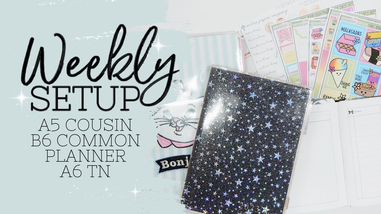 Prepping My Planners | Hobonichi Cousin, Common Planner and A6 TN