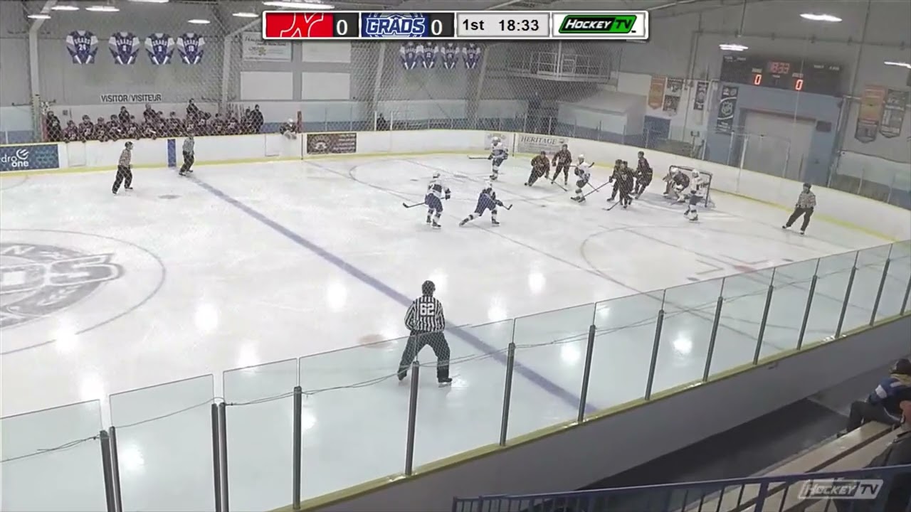 Navan Grads #10 Joseph Ianniello ('04) opens the scoring with a blast from the point vs. Nepean