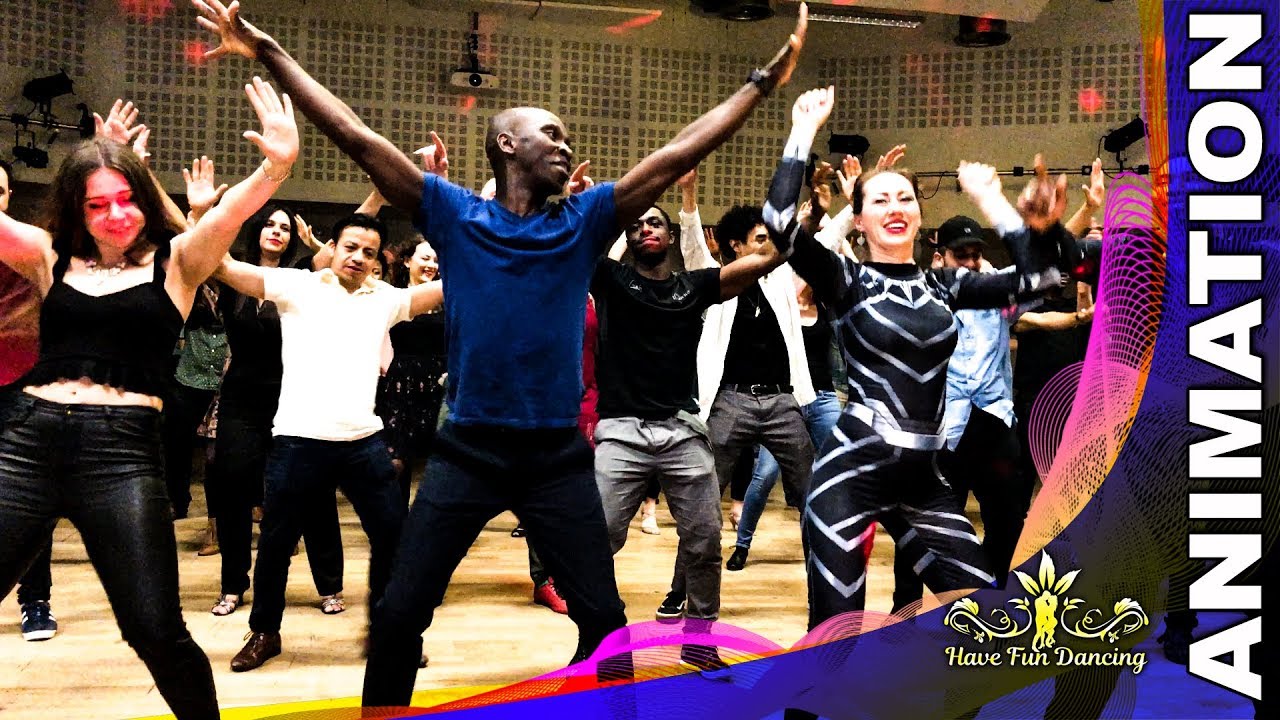 Animation Group dance in London, Arrebátate - Los 4
