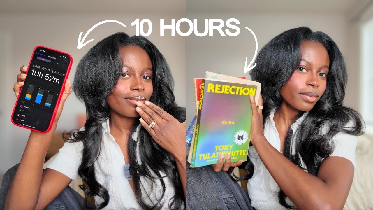 I replaced my phone screen time with books for a day...