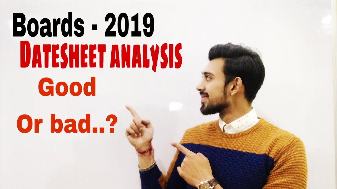 CBSE board exam 2019 DATE SHEET | class - 12