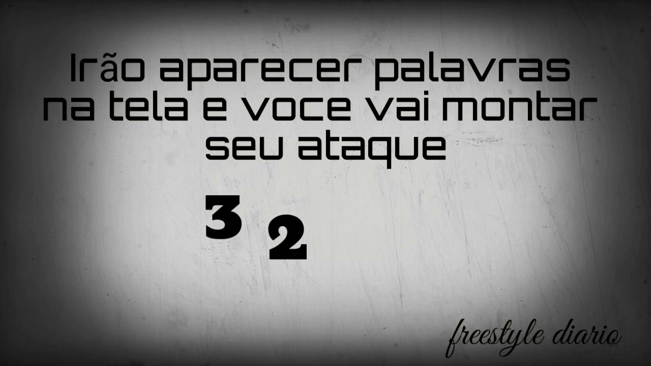 TREINE SEU FREESTYLE #6 (Palavras para rimar)