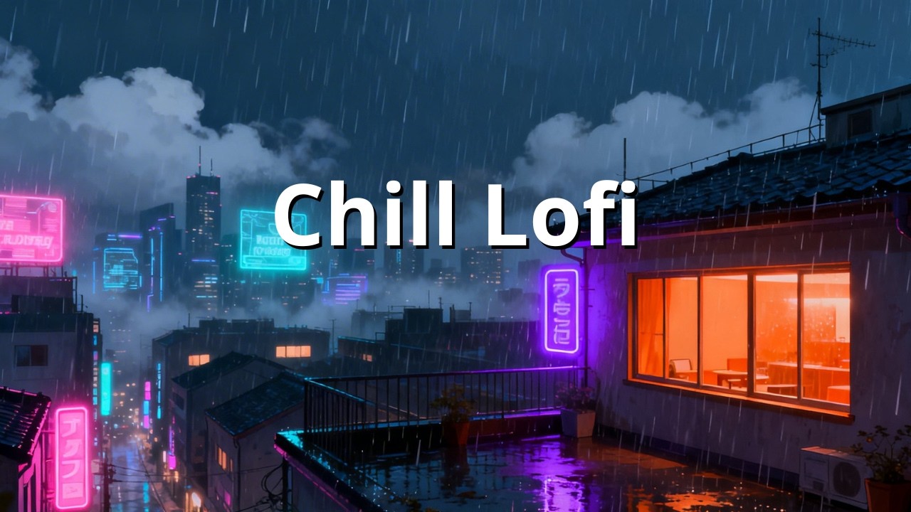 Tokyo Rain & Neon Glow 🌧️ Lofi | 日本ローファイ
