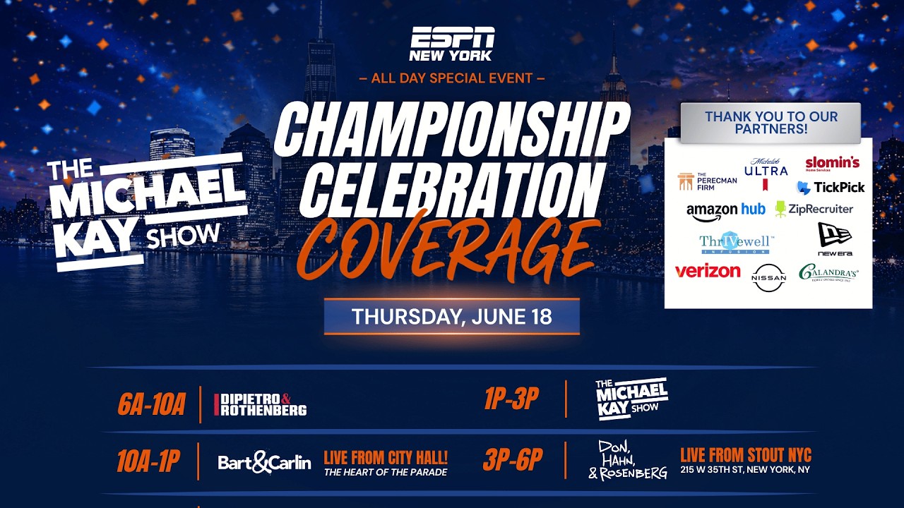 Knicks Championship Celebration Takes Over New York City | The Michael Kay Show - 6/18/26