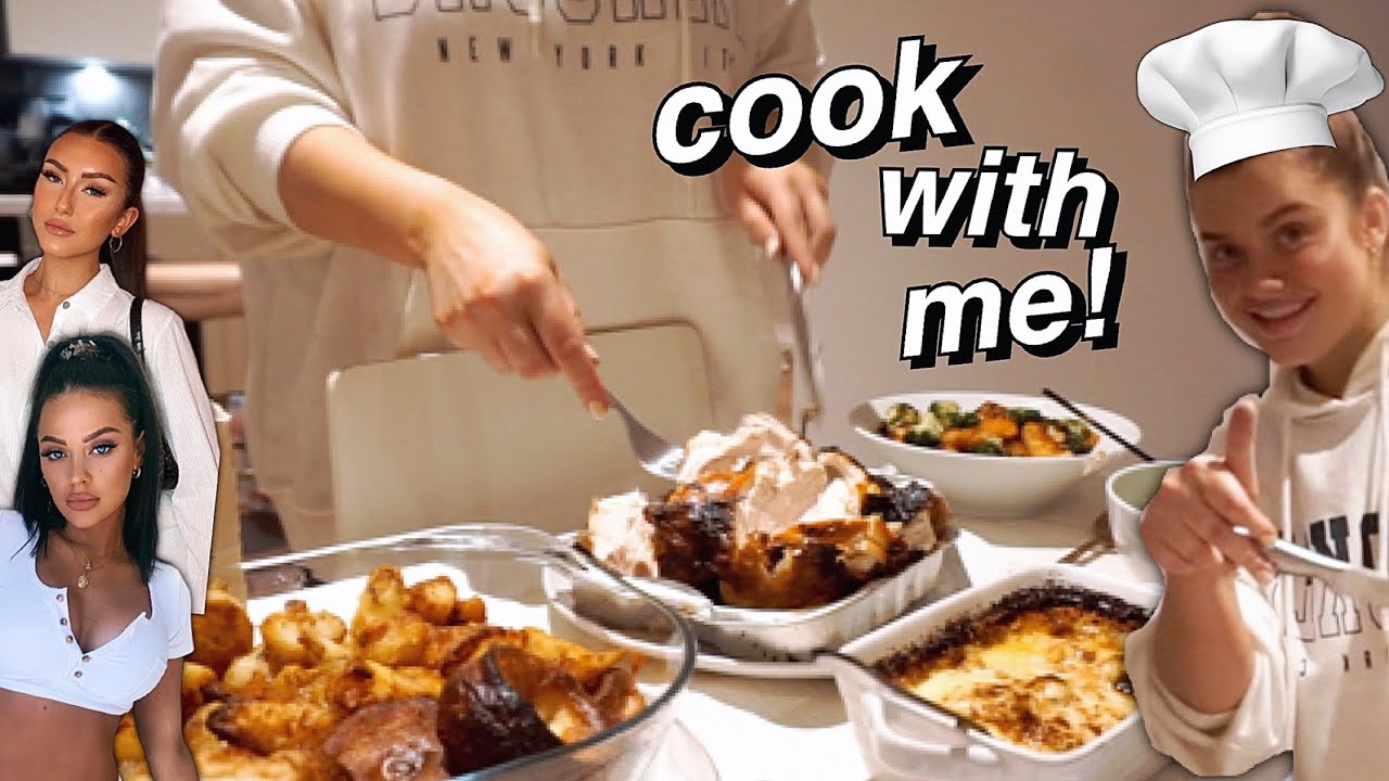 COOKING A ROAST DINNER FOR HAN & MADS! | Rachel Leary
