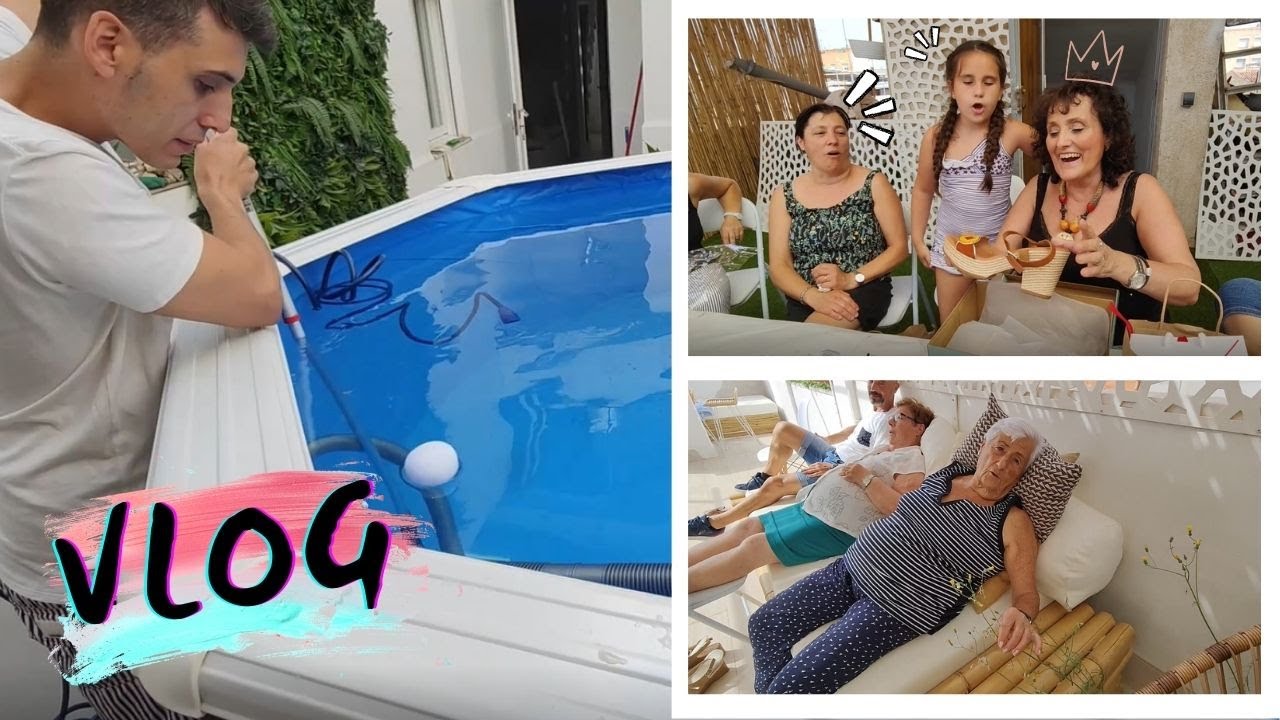 ASPIRAMOS la PISCINA + 🎁CELEBRACIÓN de CUMPLEAÑOS🎊 // Vlog