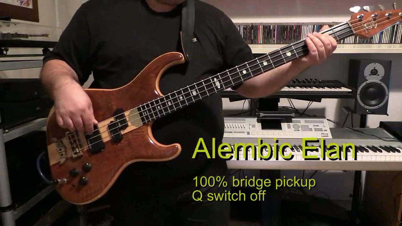 Bass Cover - Berlin - The Metro - with Alembic Elan bass