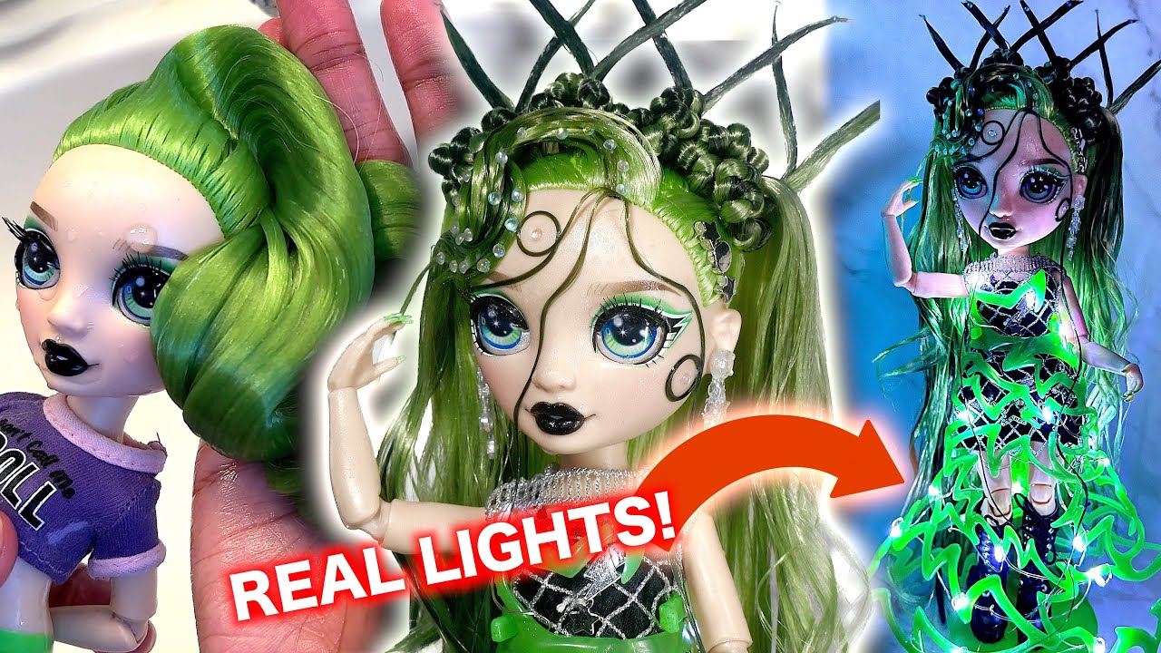 ОНА ПРЕКРАСНА! | Фантастическая мода 💚Jade Hunter⚡️ Распаковка + обзор + рестайлинг! @RainbowHigh