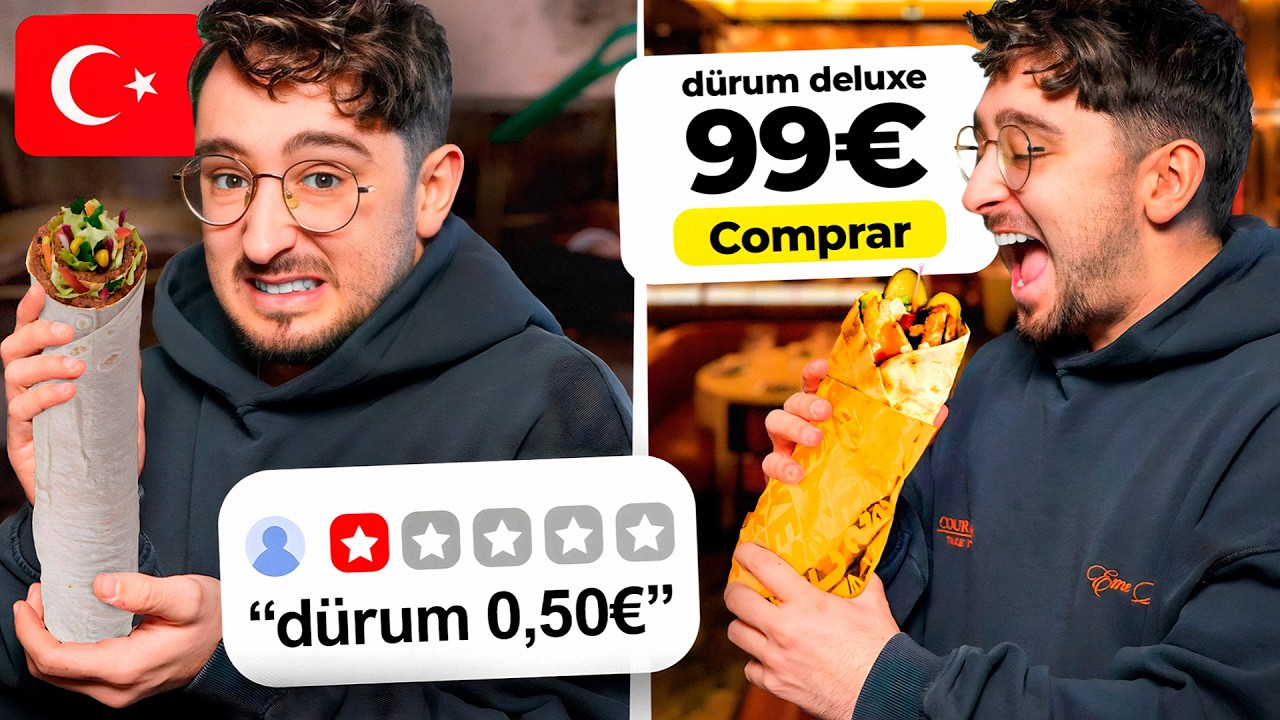 🥙 Kebab de 99&euro; vs Kebab de 0,50&euro; en Turqu&iacute;a 🇹🇷