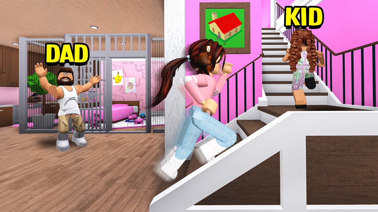 Kid Went MISSING.. Evil DAD Trapped Her! (Roblox Bloxburg)