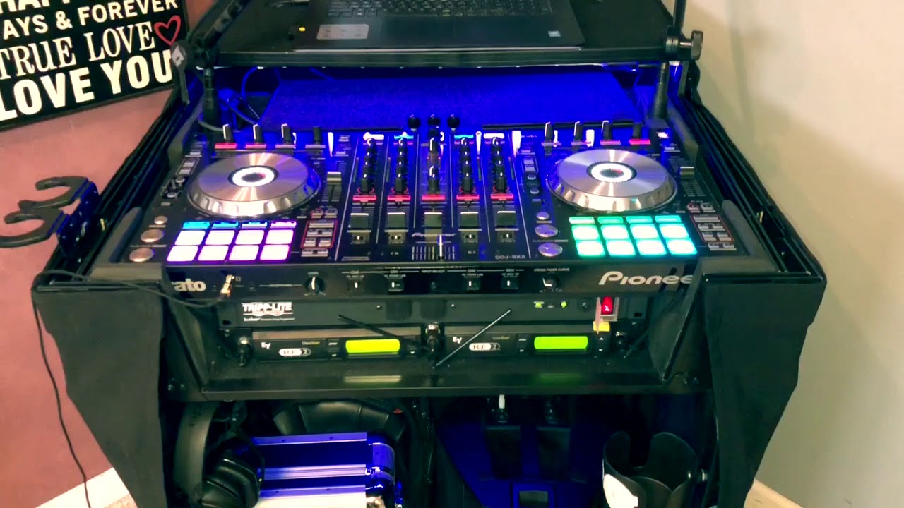 2018 DJ Rig build - Pioneer SX2 & Odyssey Black Label 2U case - DJ Brian Harris