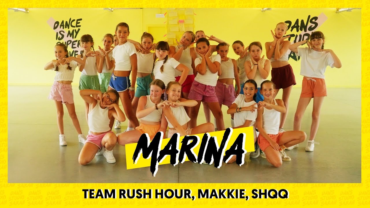 Marina - Team Rush Hour, Makkie & SQQ | Dance Video | Choreography | Easy Kids Dance