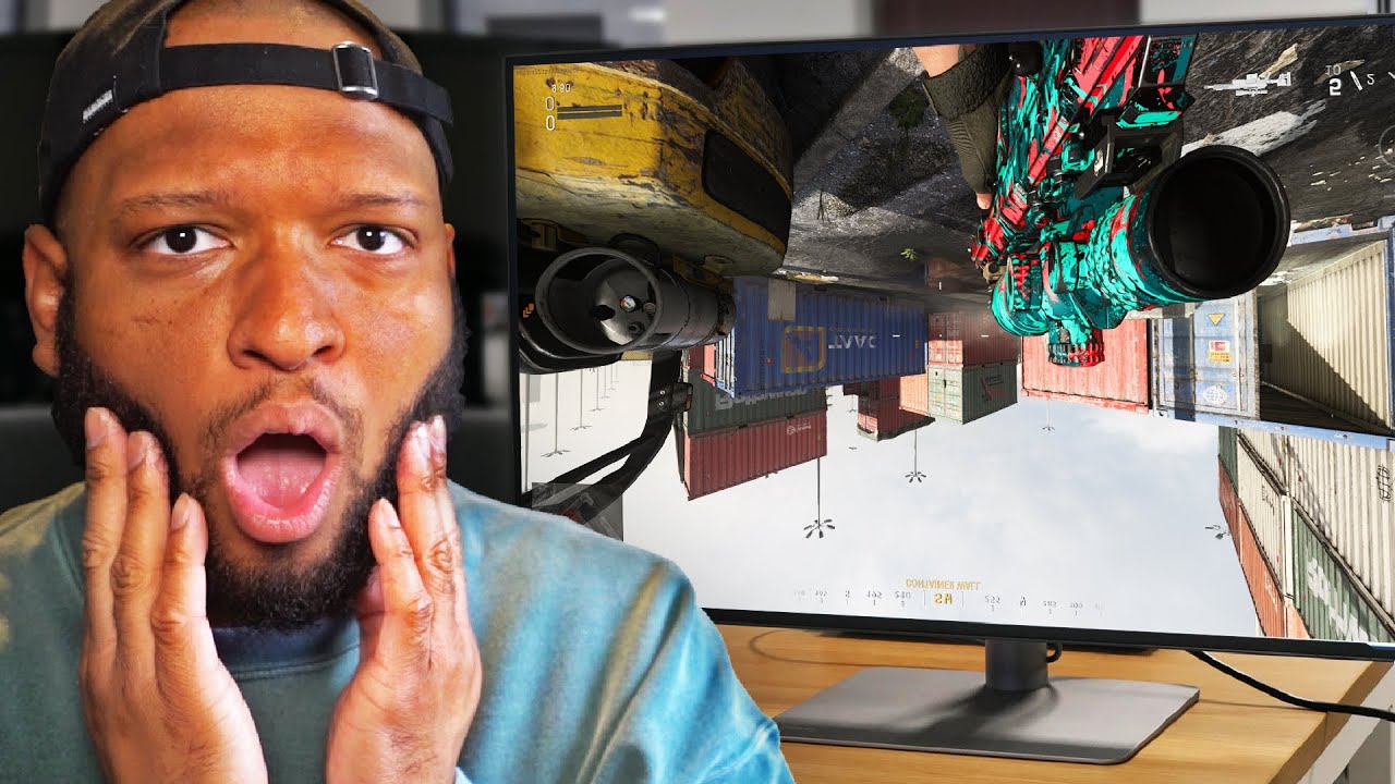 Can you play Call of Duty Upside down??