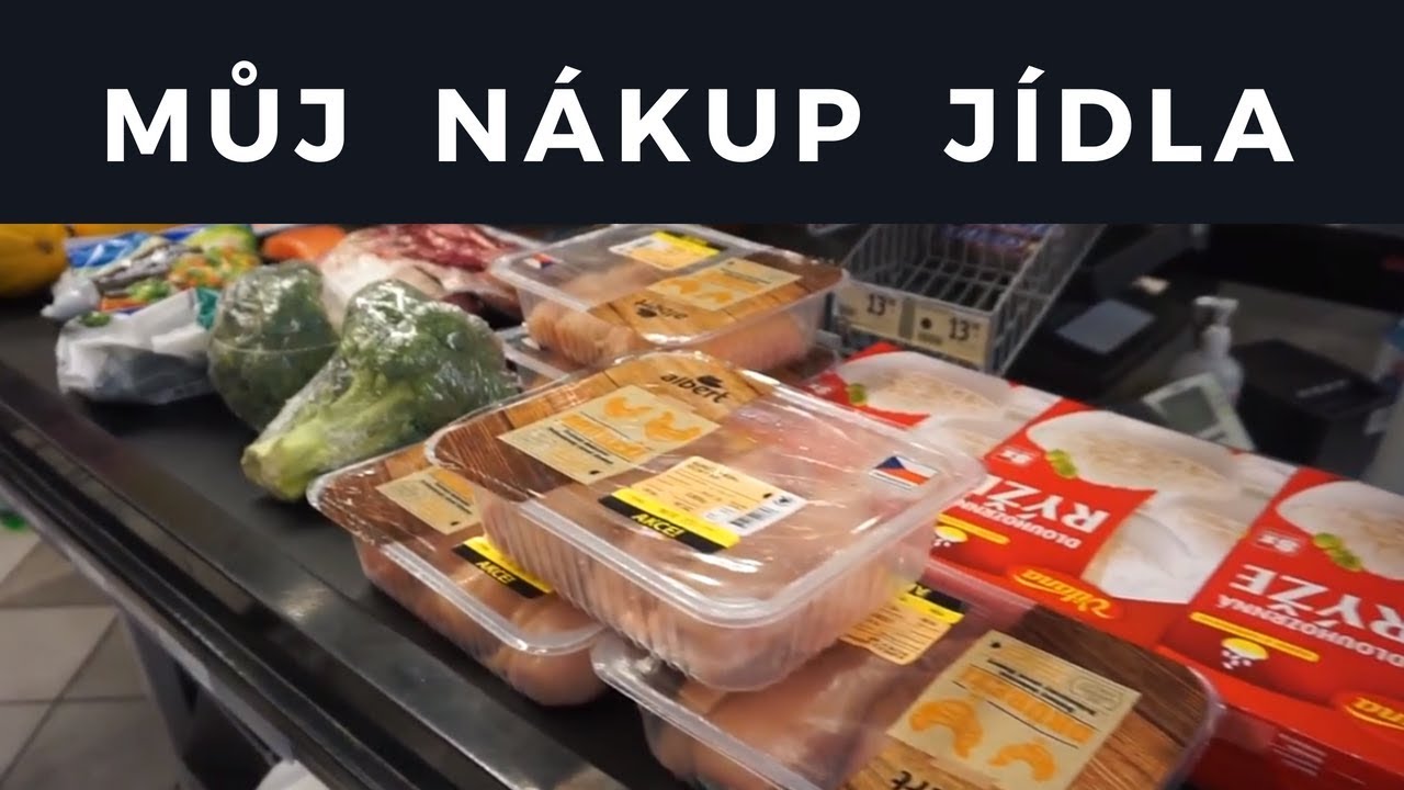Můj jídelníček a nákup potravin