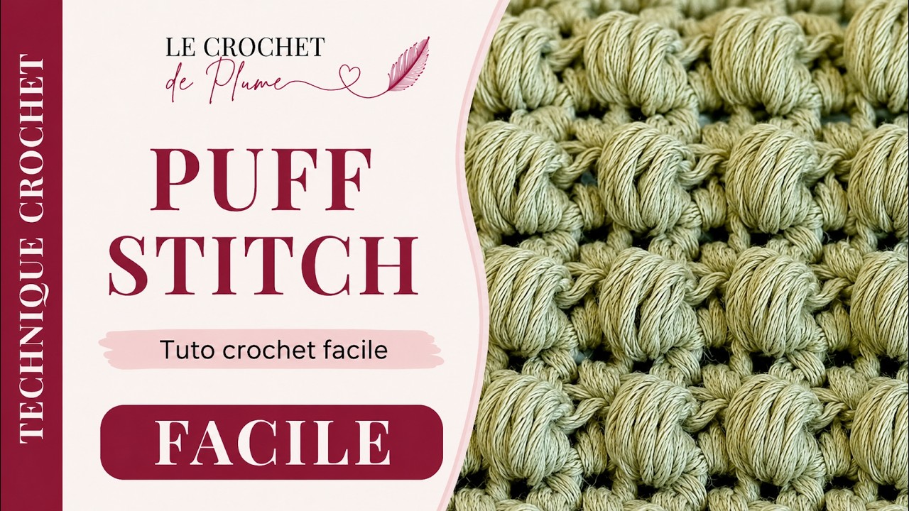 Le&ccedil;on 19 | Point Mouchet au Crochet (D&eacute;butant) | Demi-brides rabattues ensemble (3 & 5)