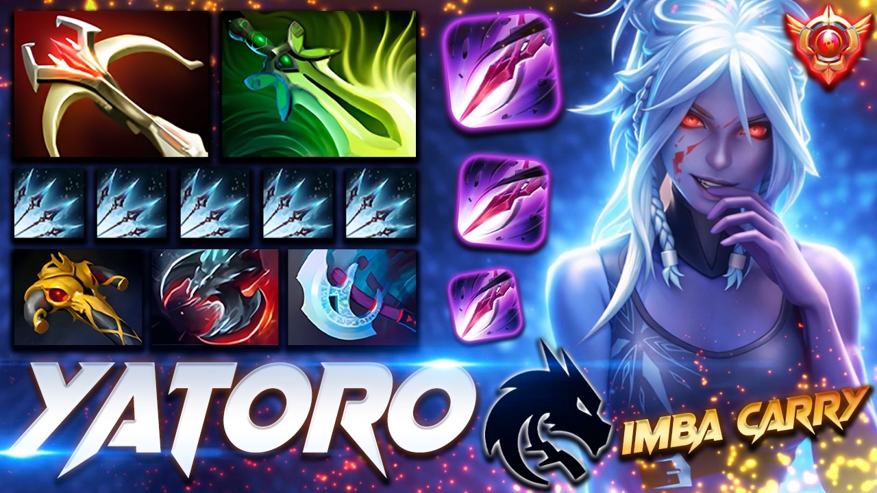 Yatoro Drow Ranger - IMBA CARRY - Dota 2 Pro Gameplay [Watch & Learn]