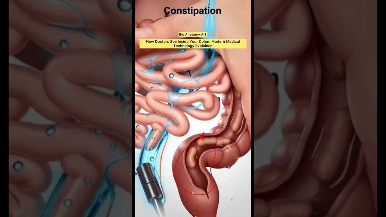 How Doctors See Inside Your Colon: Modern Medical Technology Explained | Bio Anatomy Art |Gut Health
