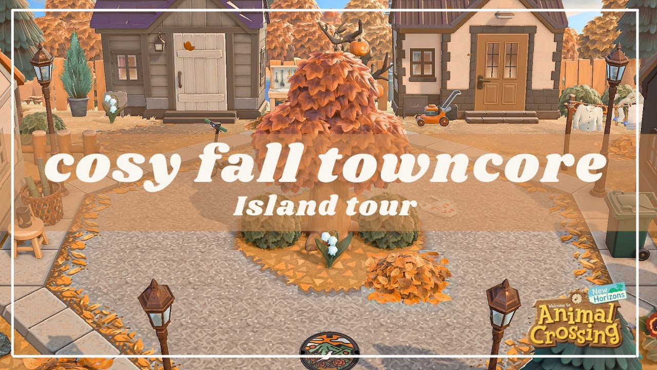 Fall TOWNCORE Island Tour! | Touring Moon: Colin Crossing's Island | Animal Crossing New Horizons