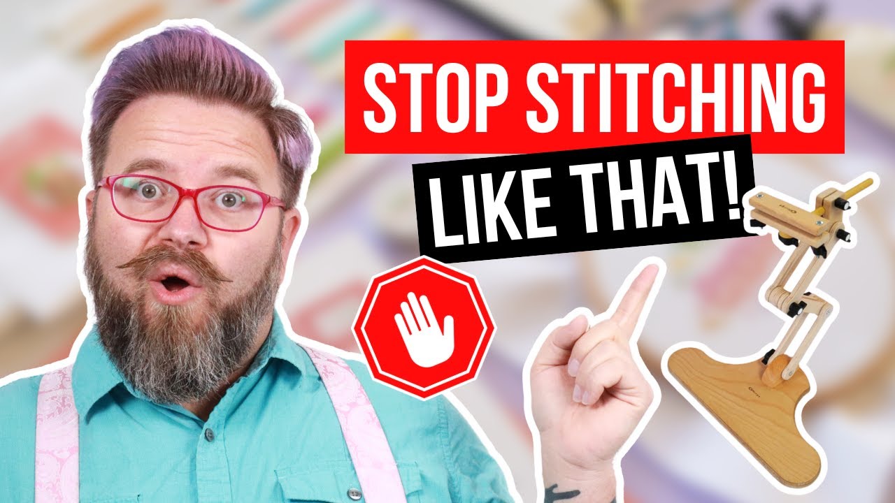 Cross Stitch With a Stand? You'll Need to Know These Techniques! | Caterpillar Cross Stitch
