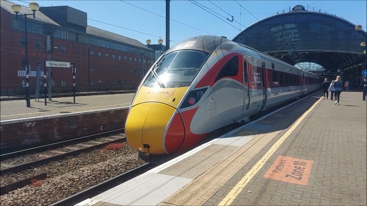 Trains at Cramlington Station and Newcastle Station on Saturday 17/05/25 feat 34067, 47804 and 47848