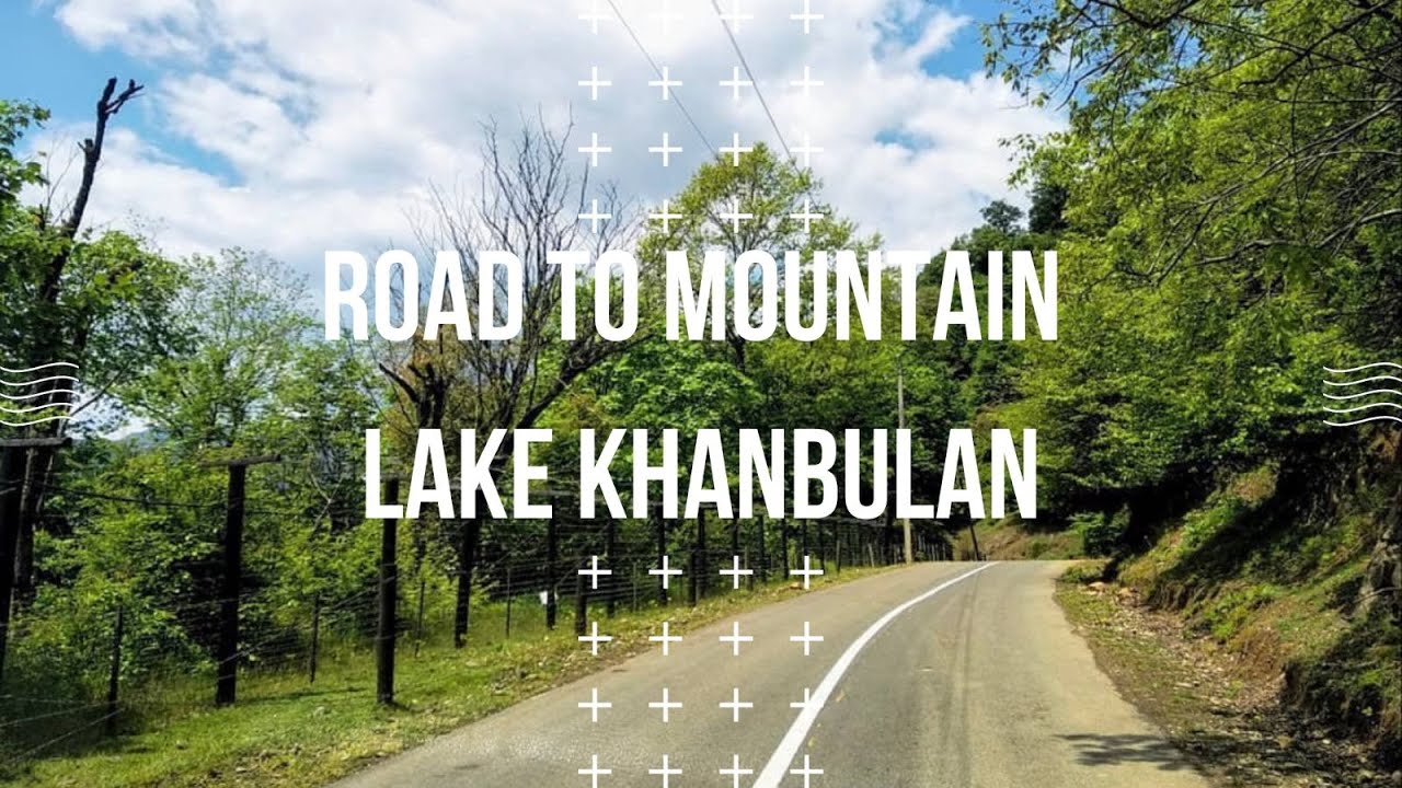 Mountain road to hirkan National park in Lankaran. Driving Tour. 4K and HD