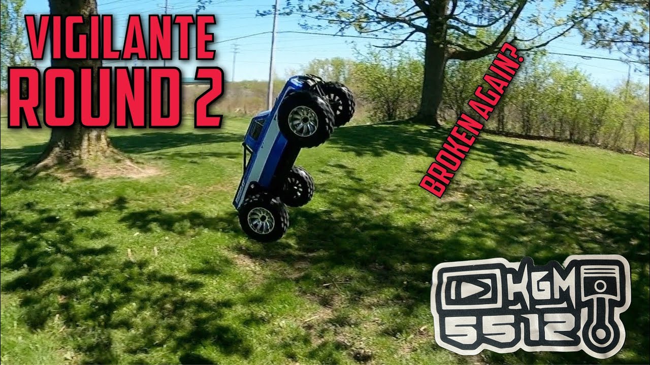 RedCat Vigilante 1:5 monster truck second run...broke again?