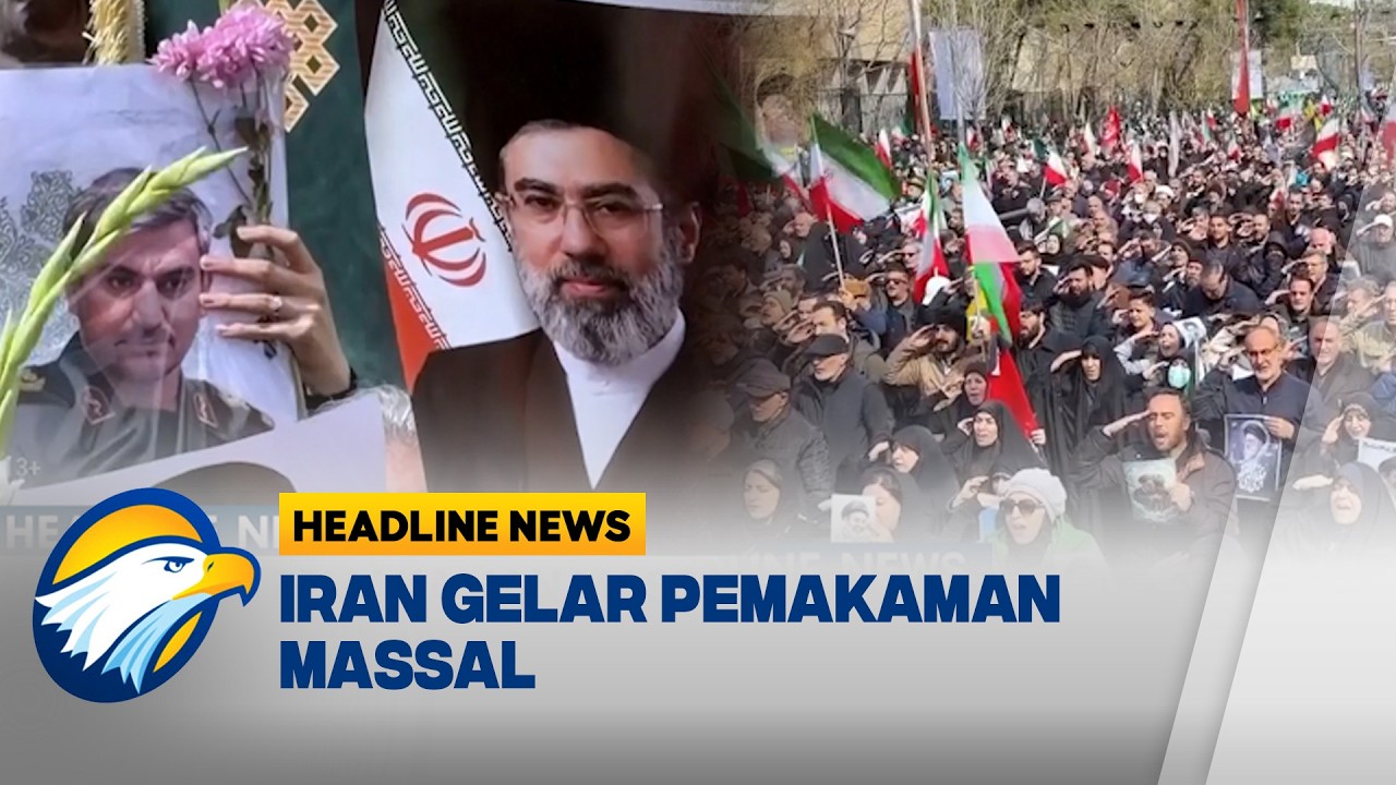 [HEADLINE NEWS 12/03] Iran Gelar Pemakaman Massal Komandan Militer