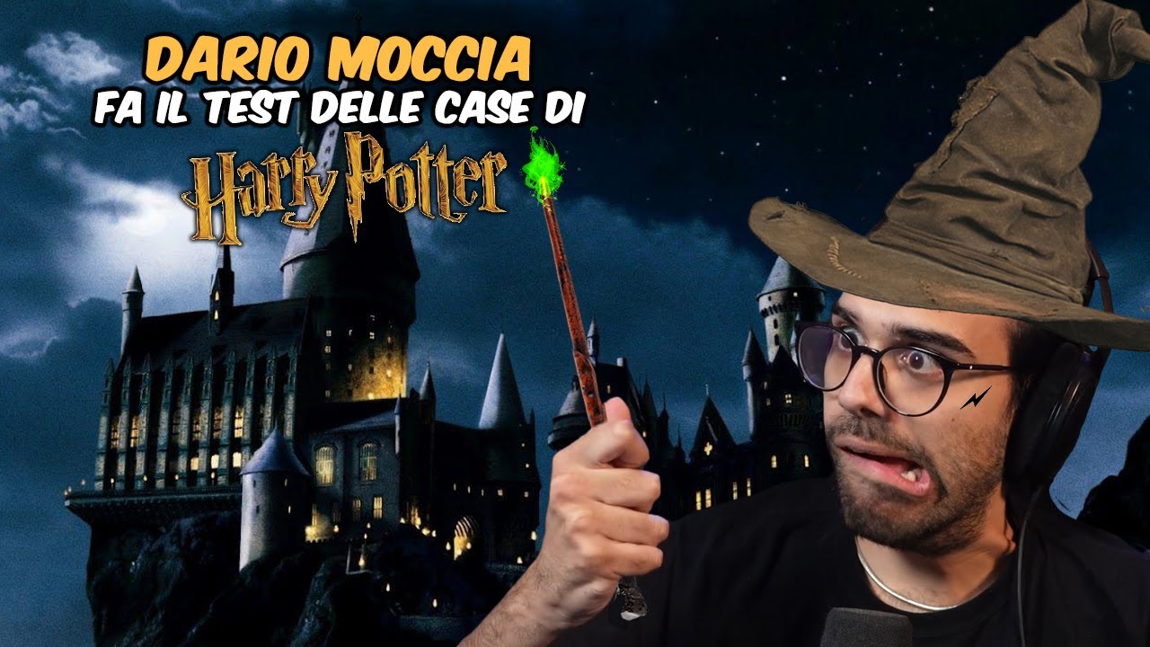 DARIO MOCCIA FA IL TEST DELLE CASE di HARRY POTTER 🧙‍♂️