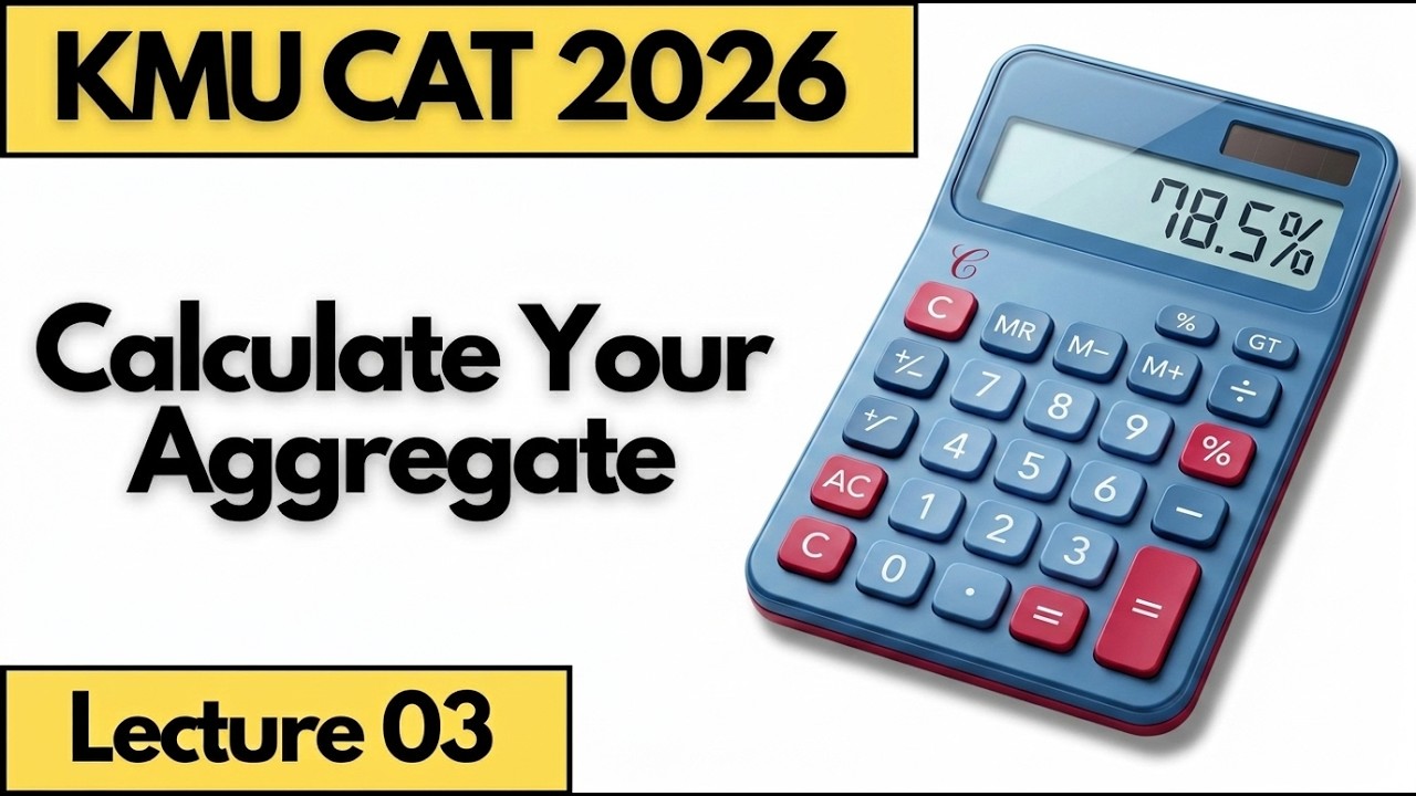 How to calculate for KMU CAT 2026 