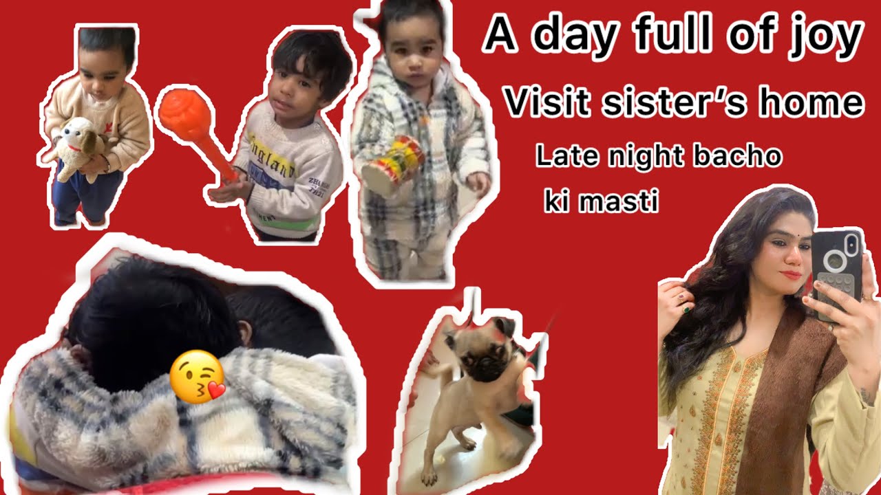 A day full of joy | visit sister’s house #familyvlog #dailyvlog #viralvideo #entertainment #comedy 