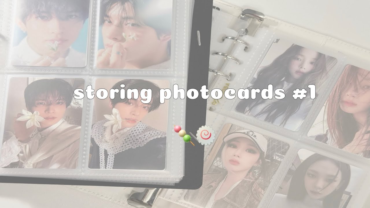 storing photocards #1 [aespa, enhypen] 150+ pc's! 🍡