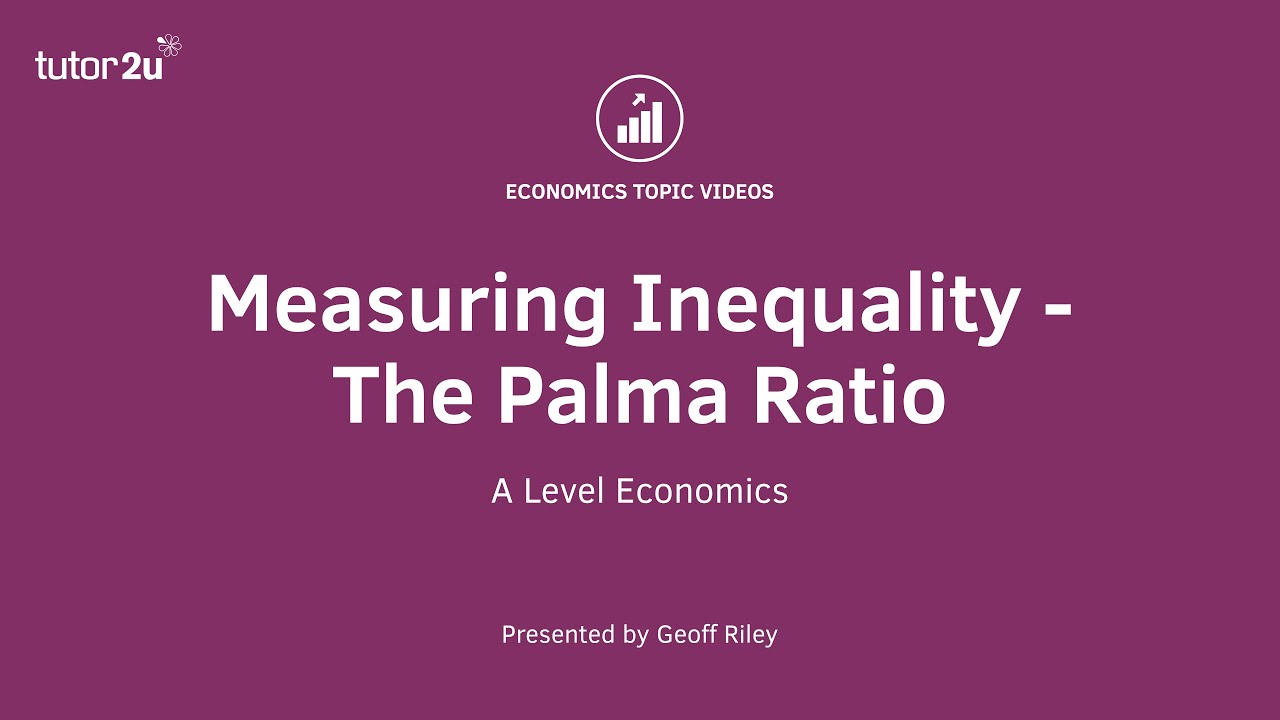 Measuring Inequality - The Palma Ratio