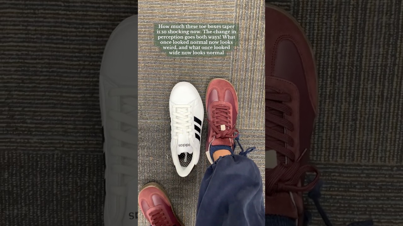 How did this tapered toe box used to look normal?!
