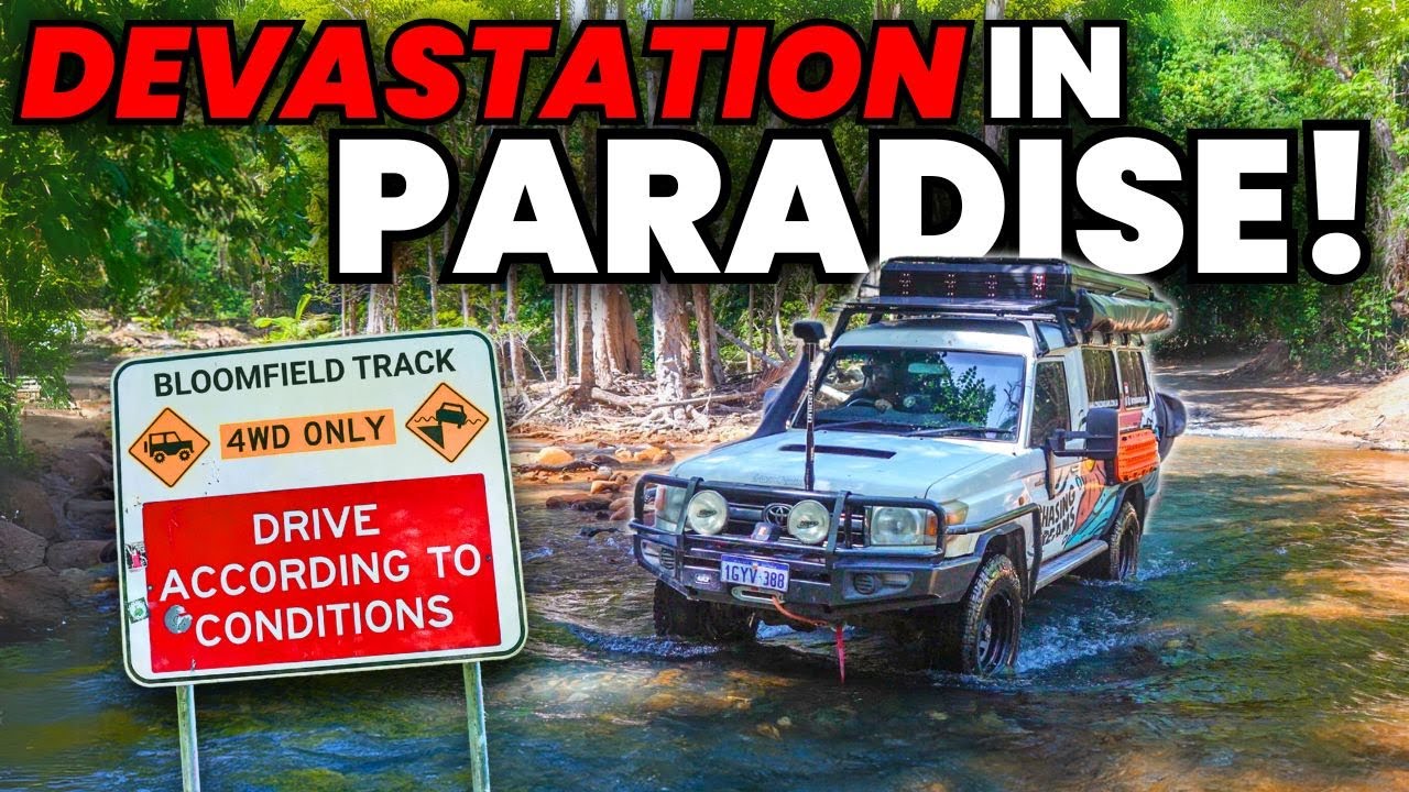 КАТАСТРОФА на трассе Блумфилд! Мыс Трибулейшн, 4x4, кемпинг, караванинг в Австралии