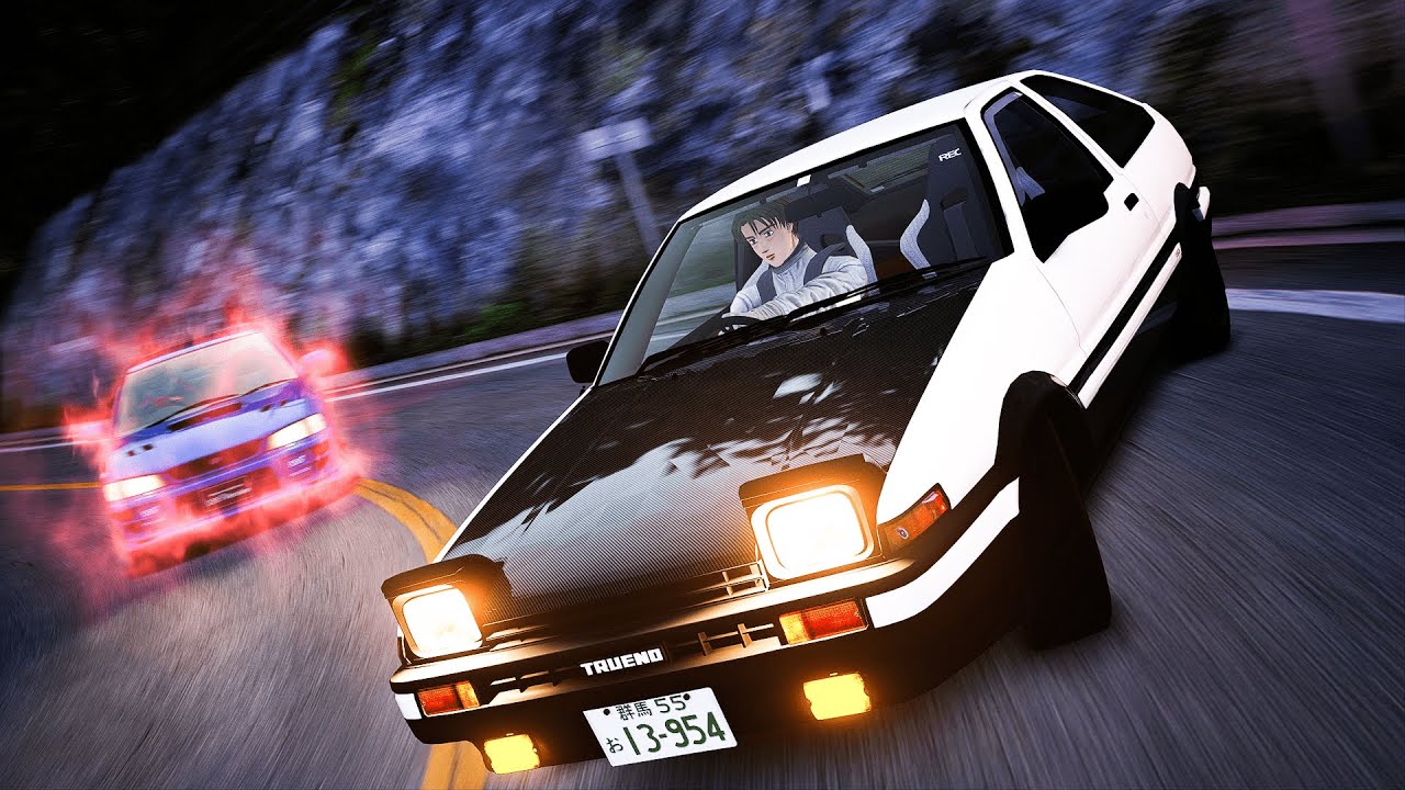 AE86 VS Impreza | Initial D Fourth Stage Recreation | Assetto Corsa