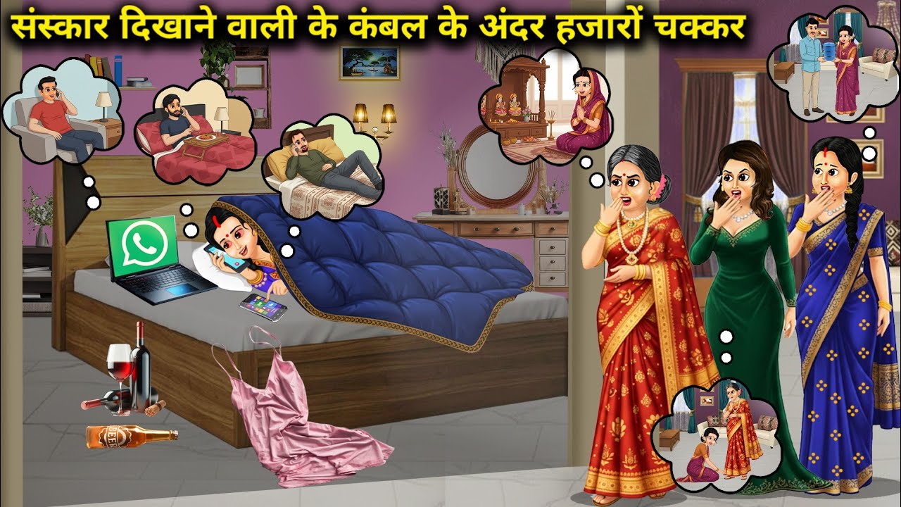 ससुराल वालों के सामने संस्कार दिखाने वाली के कमल के अंदर हजारों चक्कर  || Thousands of circles insis