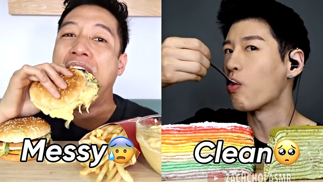MESSY VS CLEAN mukbangers